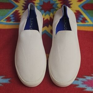 Rothy’s The Original Slip On Sneaker White Womens Size 9 Rothys Shoes